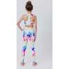 Girls Legging, Rainbow Ice Dye - Leggings - 4