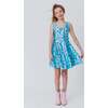 Girls Skater Dress, Butterfly Sky - Dresses - 2