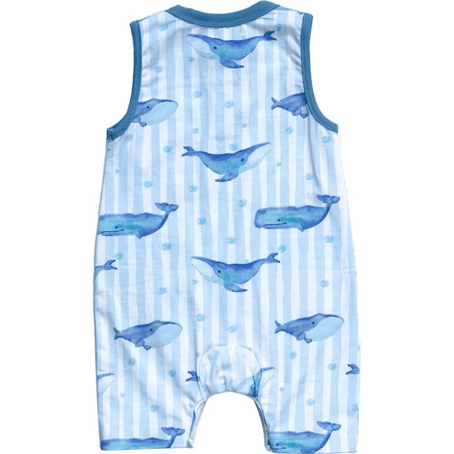 Cleo baby romper shorts, Whales - Rompers - 4