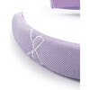 Marshmallow Signature Bow Logo Padded Headband, Lavender - Headbands - 2