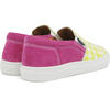 Slip-On Sneakers, Yellow Vichy Print - Sneakers - 4