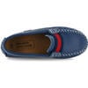 Strap Moccasins, Blue Ocean Smooth - Loafers - 4