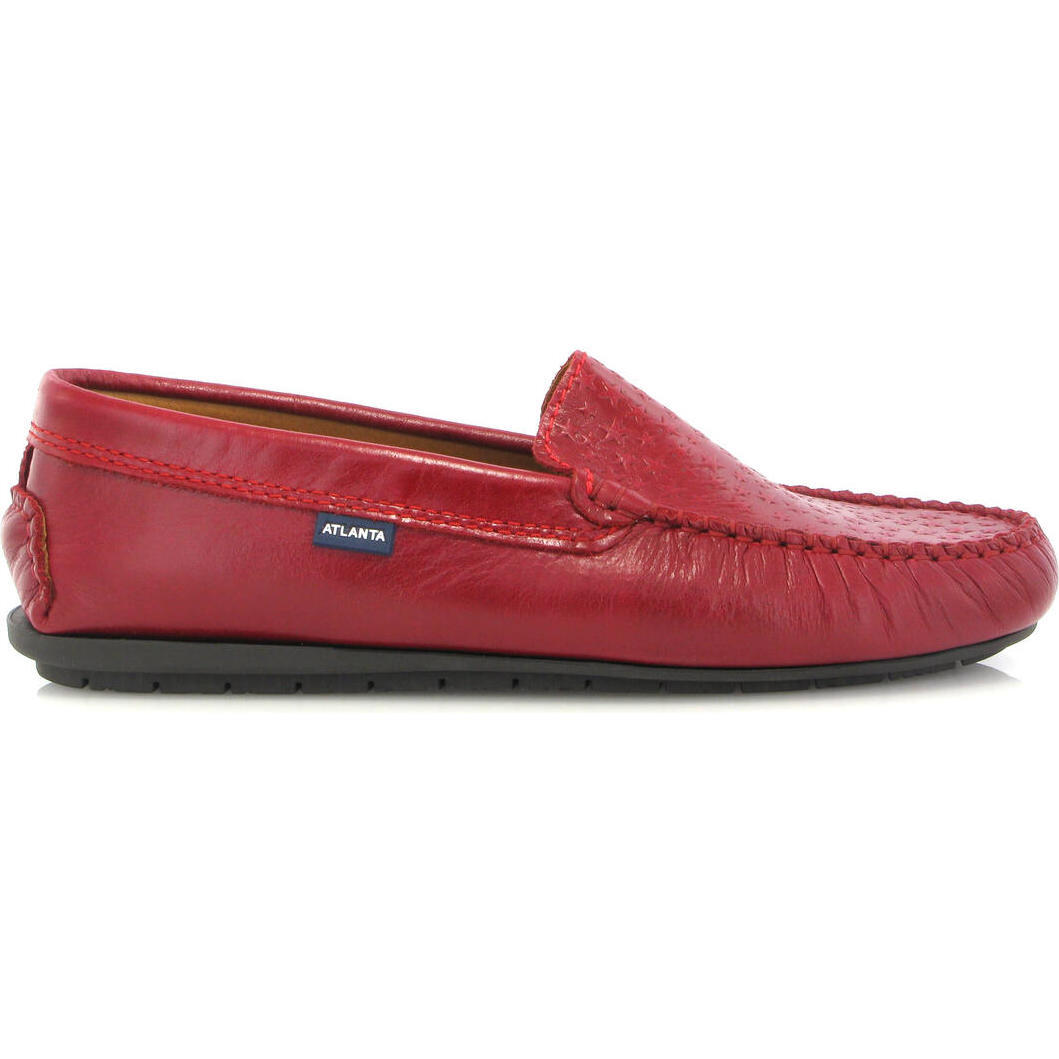 Plain 015 Walker Moccasins, Red Sierra Antik With Stars - Loafers - 1