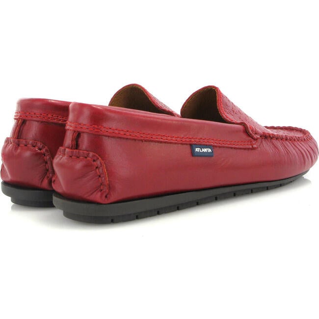 Plain 015 Walker Moccasins, Red Sierra Antik With Stars - Loafers - 4