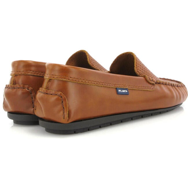 Plain 015 Walker Moccasins, Tawny Sierra Antik - Loafers - 4