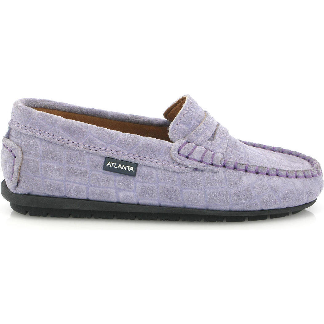 Penny 032 Walker Moccasins, Violet Leather - Loafers - 1