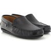 Plain 015 Walker Moccasins, Black Sierra Antik - Loafers - 3