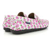 Penny 032 Walker Moccasins, Roses Printed Leather - Loafers - 4