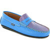 Penny 032 Walker Moccasins, Blue Grainy - Loafers - 1 - thumbnail