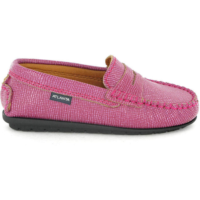 Penny 032 Walker Moccasins, Fuchsia Printed Leather