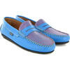 Penny 032 Walker Moccasins, Blue Grainy - Loafers - 2