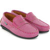 Penny 032 Walker Moccasins, Fuchsia Printed Leather - Loafers - 3