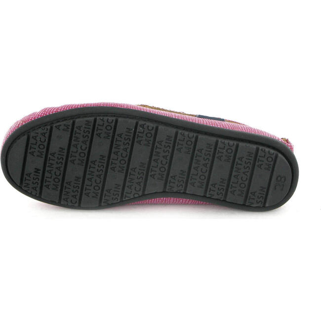 Penny 032 Walker Moccasins, Fuchsia Printed Leather - Loafers - 6