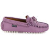 Laces Driver Moccasins, Purple Orquidee Smooth - Loafers - 1 - thumbnail