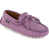 Laces Driver Moccasins, Purple Orquidee Smooth - Loafers - 2