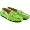 City Walker Moccasins, Green Suede - Loafers - 2 - thumbnail