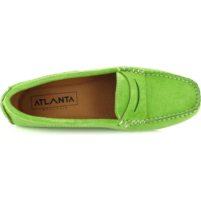 City Walker Moccasins, Green Suede - Loafers - 4