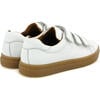 3-Straps Sneakers, White Smooth - Sneakers - 4