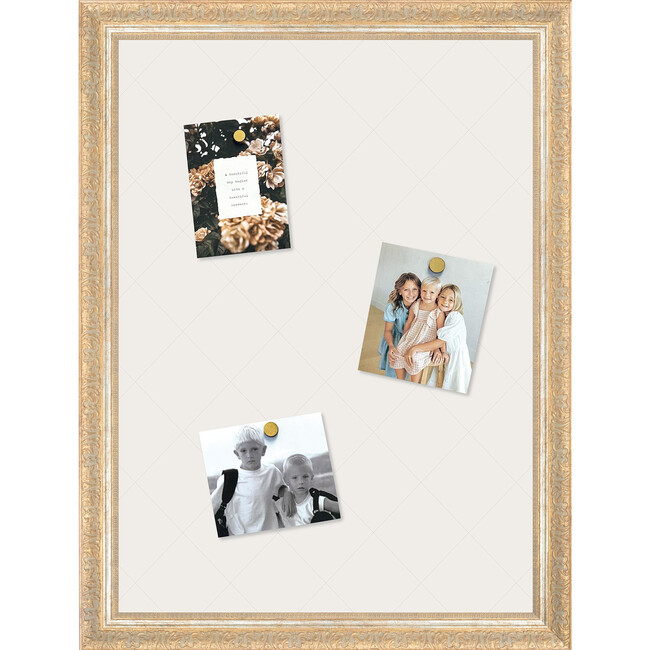 Copper Gold Canvas Magnet Board In 19X23 Frame - Wall Décor - 2