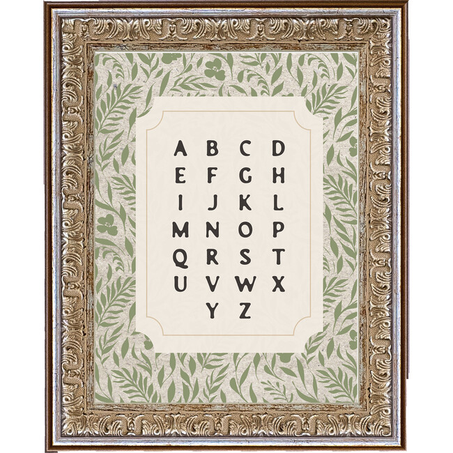 Alphabet Canvas Print In 8X10 Frame