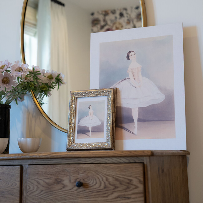 Ballerina Canvas Print In 8X10 Frame - Art - 3
