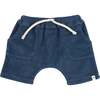 Terry Pocket Short, Denim - Shorts - 1 - thumbnail