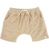 Terry Pocket Short, Sand - Shorts - 1 - thumbnail