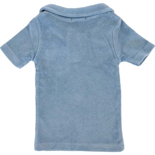 Terry Baby Polo Shirt, Fog