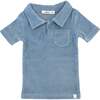 Terry Baby Polo Shirt, Fog - Polo Shirts - 3