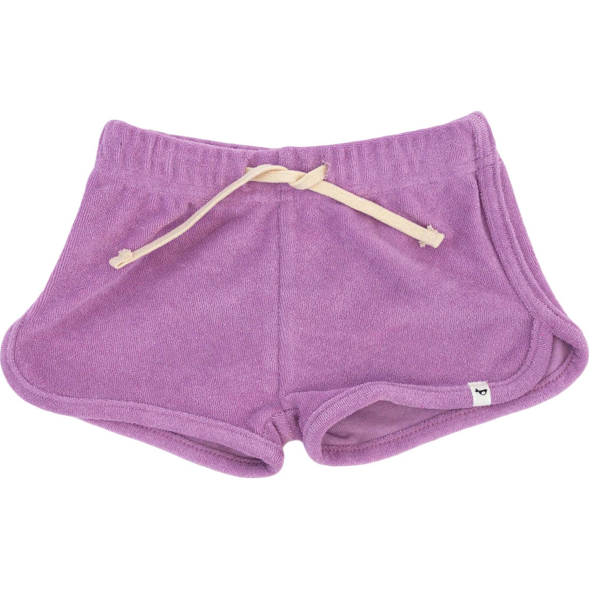 Drawstring Shorter Terry Track Short, Orchid - Shorts - 1