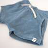 Pocket Drawstring Terry Baby Shorts, Fog - Shorts - 3