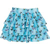 Girls Tiered Skirt, Butterfly Sky - Skirts - 1 - thumbnail