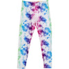 Girls Legging, Rainbow Ice Dye - Leggings - 1 - thumbnail