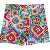 Girls Short, Granny Squares - Shorts - 1 - thumbnail