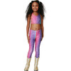 Girls Legging, Rainbow Glitter Foil - Leggings - 1 - thumbnail