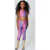 Girls Legging, Rainbow Glitter Foil - Leggings - 2