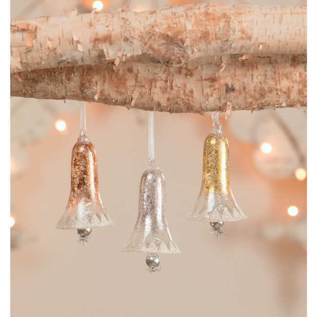 Metallic Copper Bell Ornament - Ornaments - 3