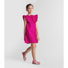 Girl Special Occasion Sleeveless Dress, Fuchsia - Dresses - 7
