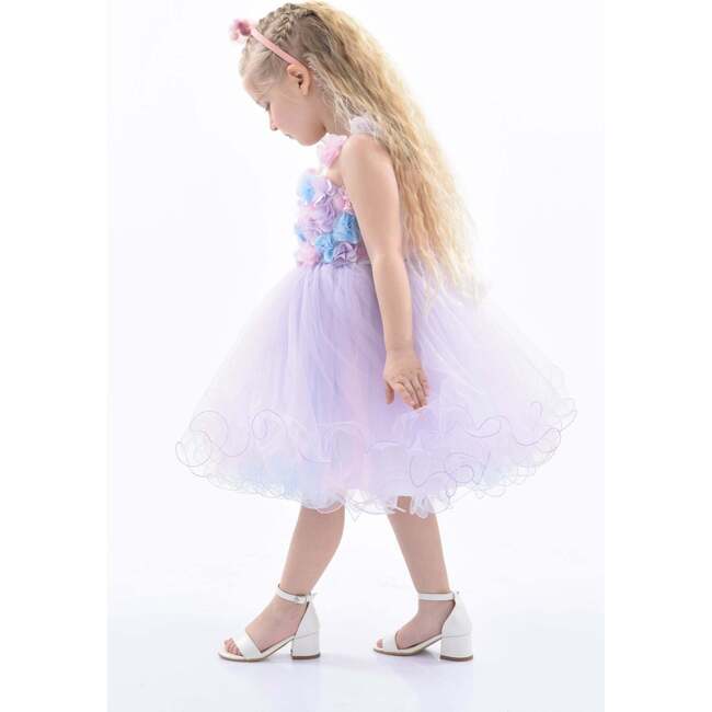 Rose Campanula Dress, Lilac - Dresses - 3