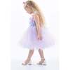 Rose Campanula Dress, Lilac - Dresses - 3