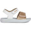 Lightfloppy Padded Sandals, White - Sandals - 1 - thumbnail