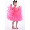 Rose Campanula Dress, Neon Pink - Dresses - 3