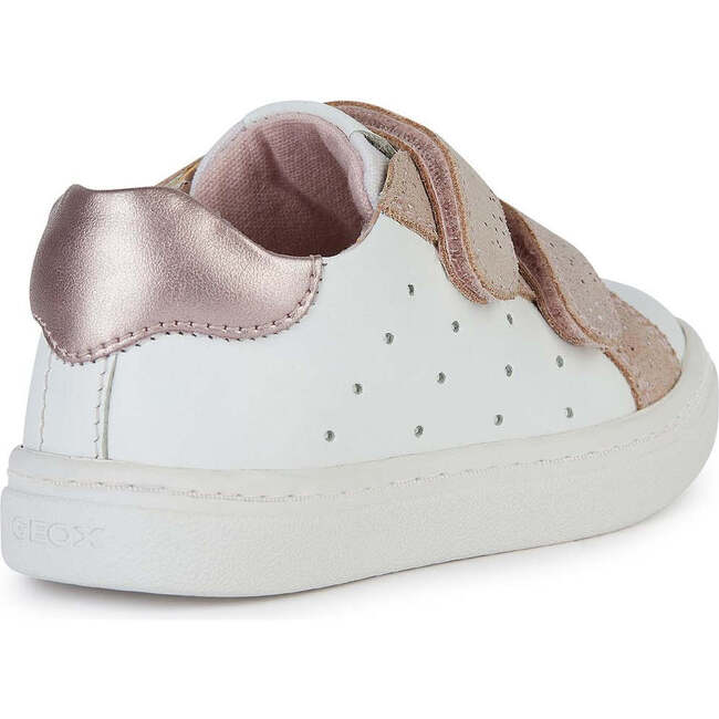 Rose Nashik Velcro Sneakers, White - Sneakers - 3