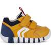 Iupidoo Velcro Sneakers, Yellow - Sneakers - 1 - thumbnail