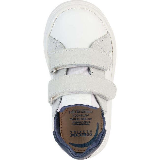 Navy Nashik Velcro Sneakers, White - Sneakers - 5