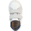 Navy Nashik Velcro Sneakers, White - Sneakers - 5