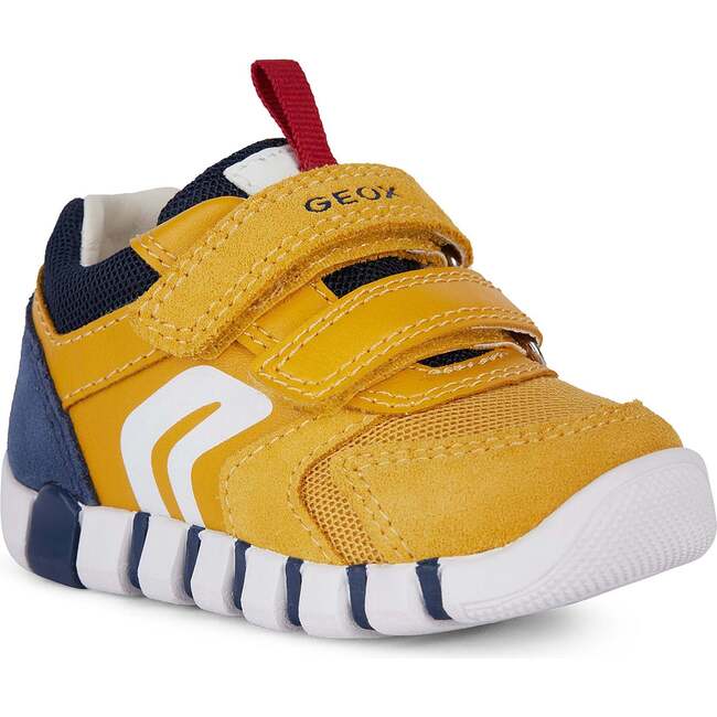 Iupidoo Velcro Sneakers, Yellow - Sneakers - 2