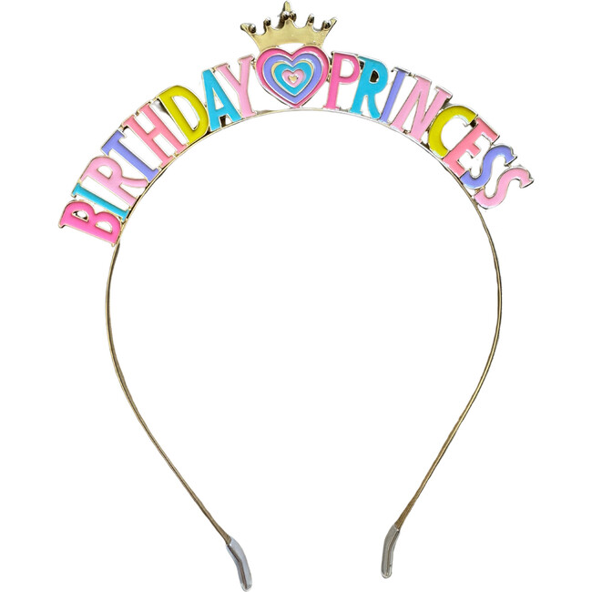 Birthday Princess Headband, Gold & Pink