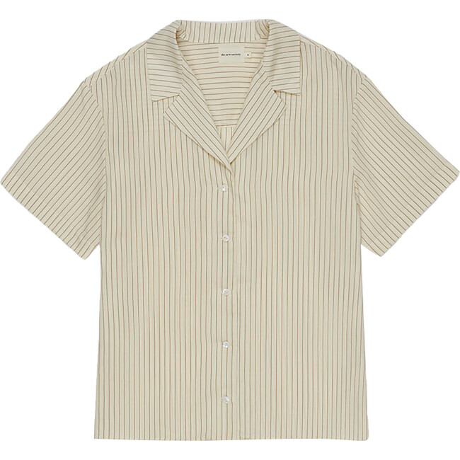 Women's Carson Striped Shirt, Off-White