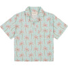 Palm Springs All-Over Print Polo Shirt, Mint - Polo Shirts - 1 - thumbnail